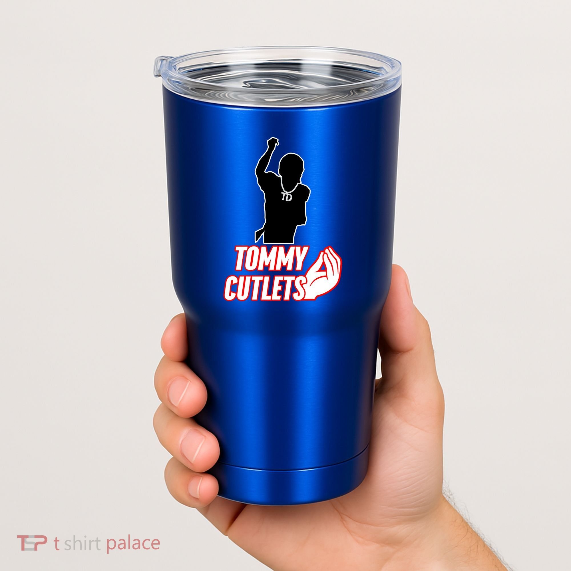 Football Td Tommy Cutlets Diamond Chain New York Italian Tumbler