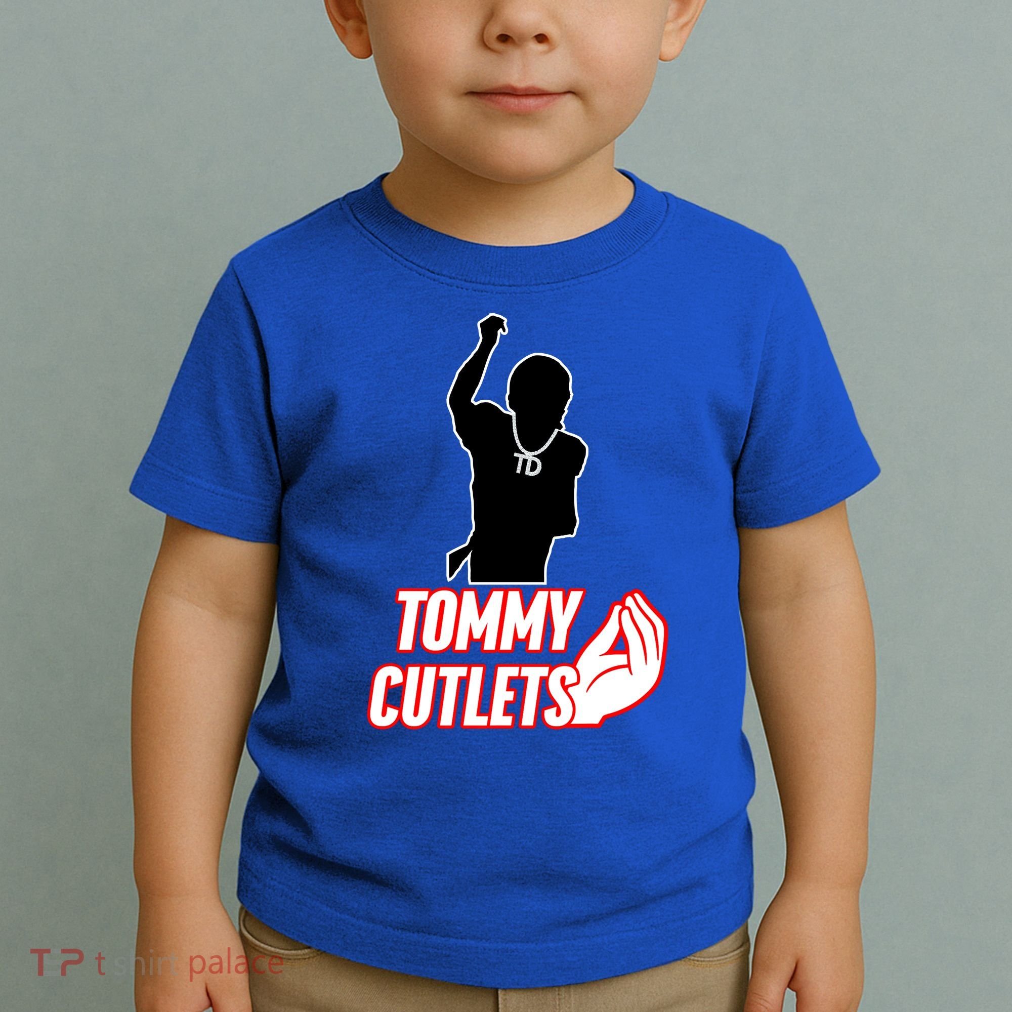 Football Td Tommy Cutlets Diamond Chain New York Italian Toddler T-Shirt
