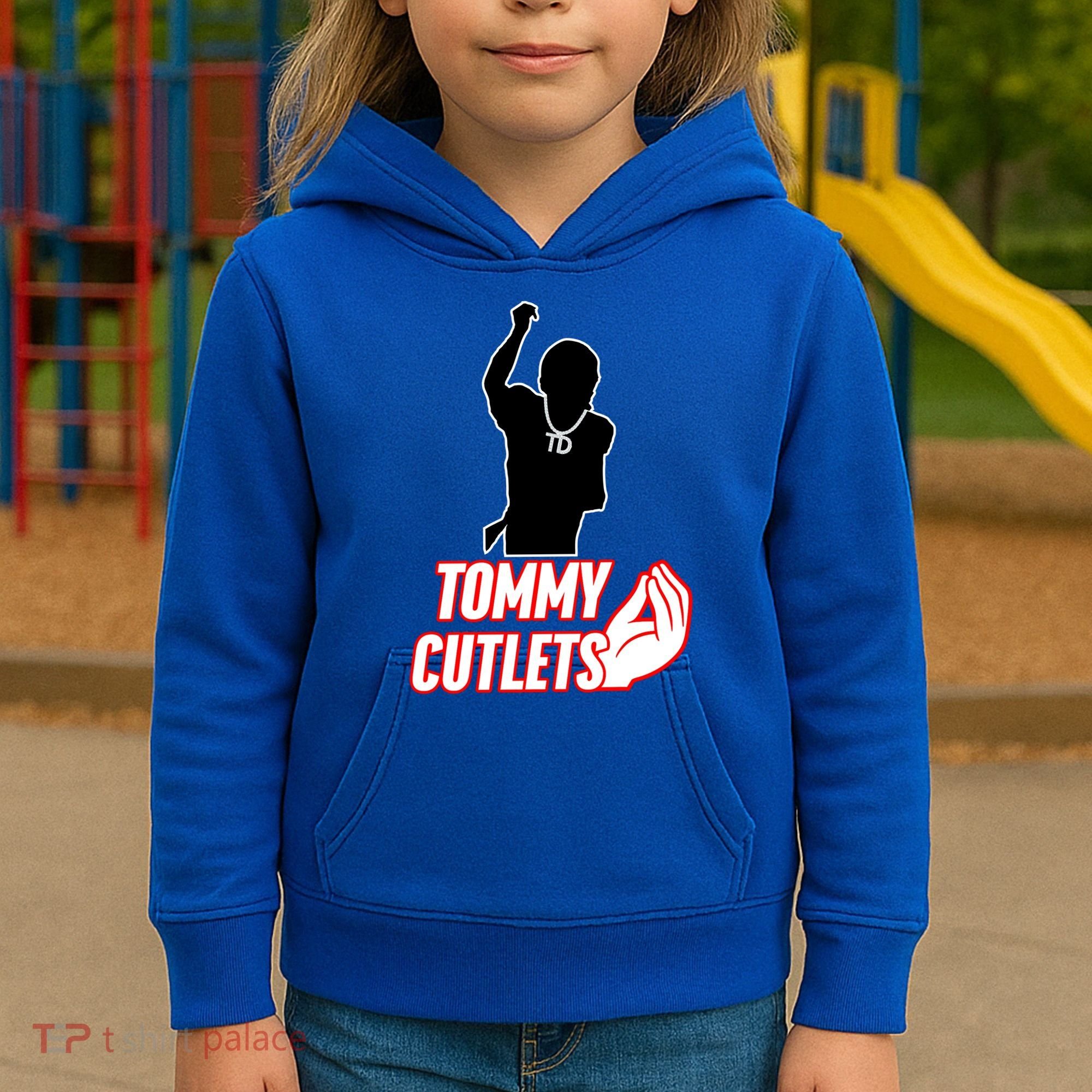 Football Td Tommy Cutlets Diamond Chain New York Italian Kids Hoodie