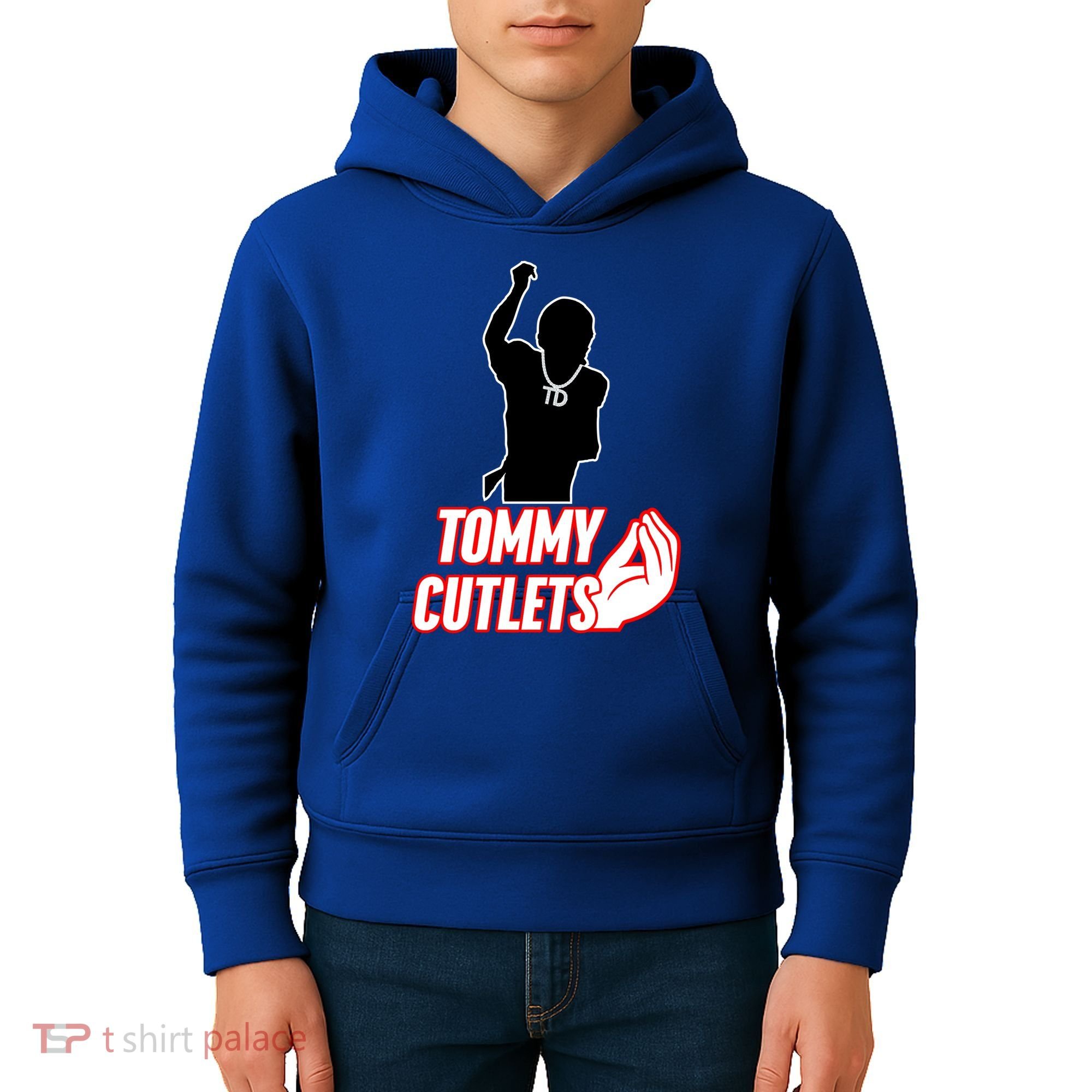 Football Td Tommy Cutlets Diamond Chain New York Italian Kids Hoodie