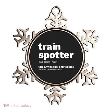 Funny Trainspotting Train Gift Great Gift Ornament