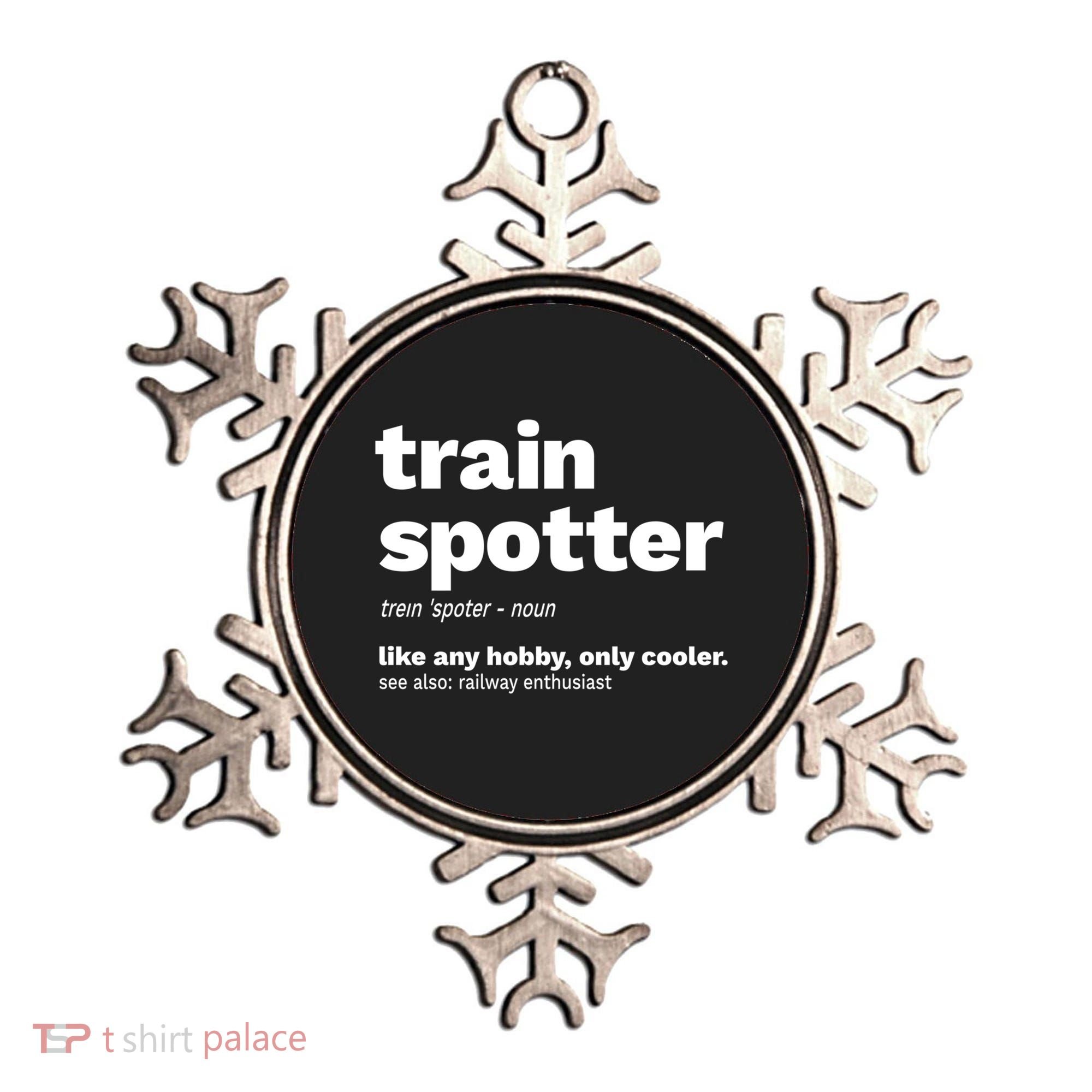 Funny Trainspotting Train Gift Great Gift Ornament