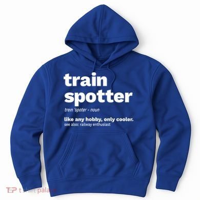 Funny Trainspotting Train Gift Great Gift Hoodie