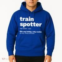 Funny Trainspotting Train Gift Great Gift Hoodie thumb 2