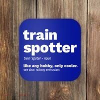 Funny Trainspotting Train Gift Great Gift Coaster thumb 0