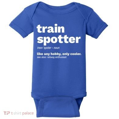 Funny Trainspotting Train Gift Great Gift Baby Bodysuit