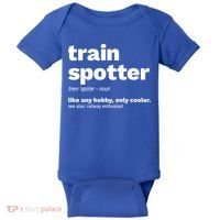 Funny Trainspotting Train Gift Great Gift Baby Bodysuit thumb 0