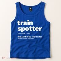 Funny Trainspotting Train Gift Great Gift Tank Top thumb 2