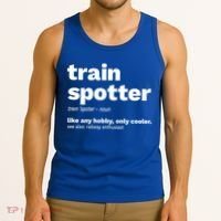 Funny Trainspotting Train Gift Great Gift Tank Top thumb 3