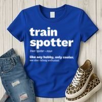 Funny Trainspotting Train Gift Great Gift Women's T-Shirt thumb 3