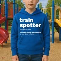Funny Trainspotting Train Gift Great Gift Kids Hoodie thumb 2