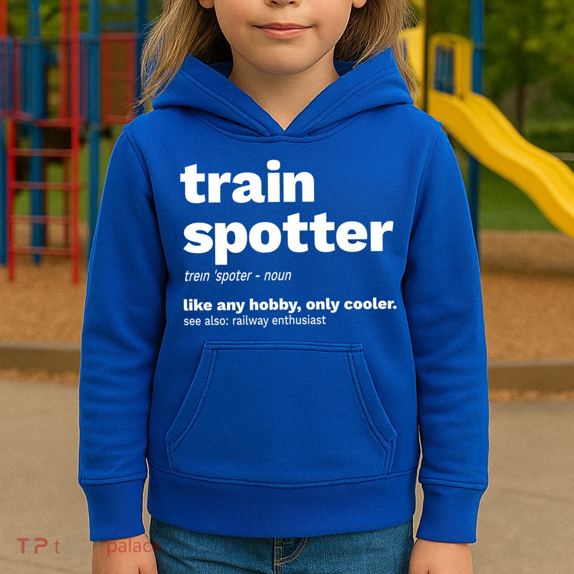 Funny Trainspotting Train Gift Great Gift Kids Hoodie