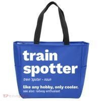 Funny Trainspotting Train Gift Great Gift Tote Bag thumb 0