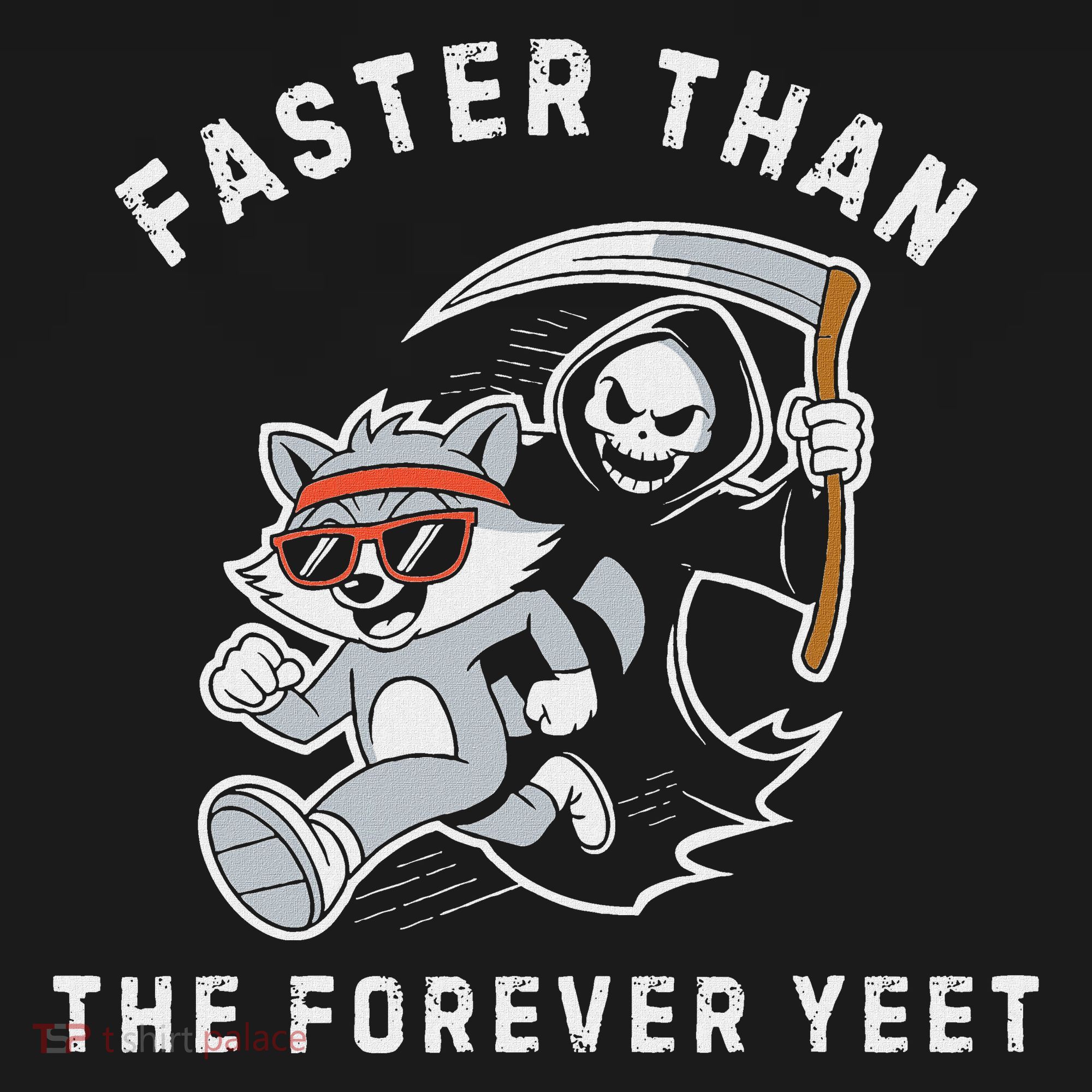 Faster Than The Forever Yeet Run Away Faster Funny Saying Women's Tank Top