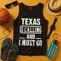 funny Traveling Texas is calling and I must go Tank Top thumb 4