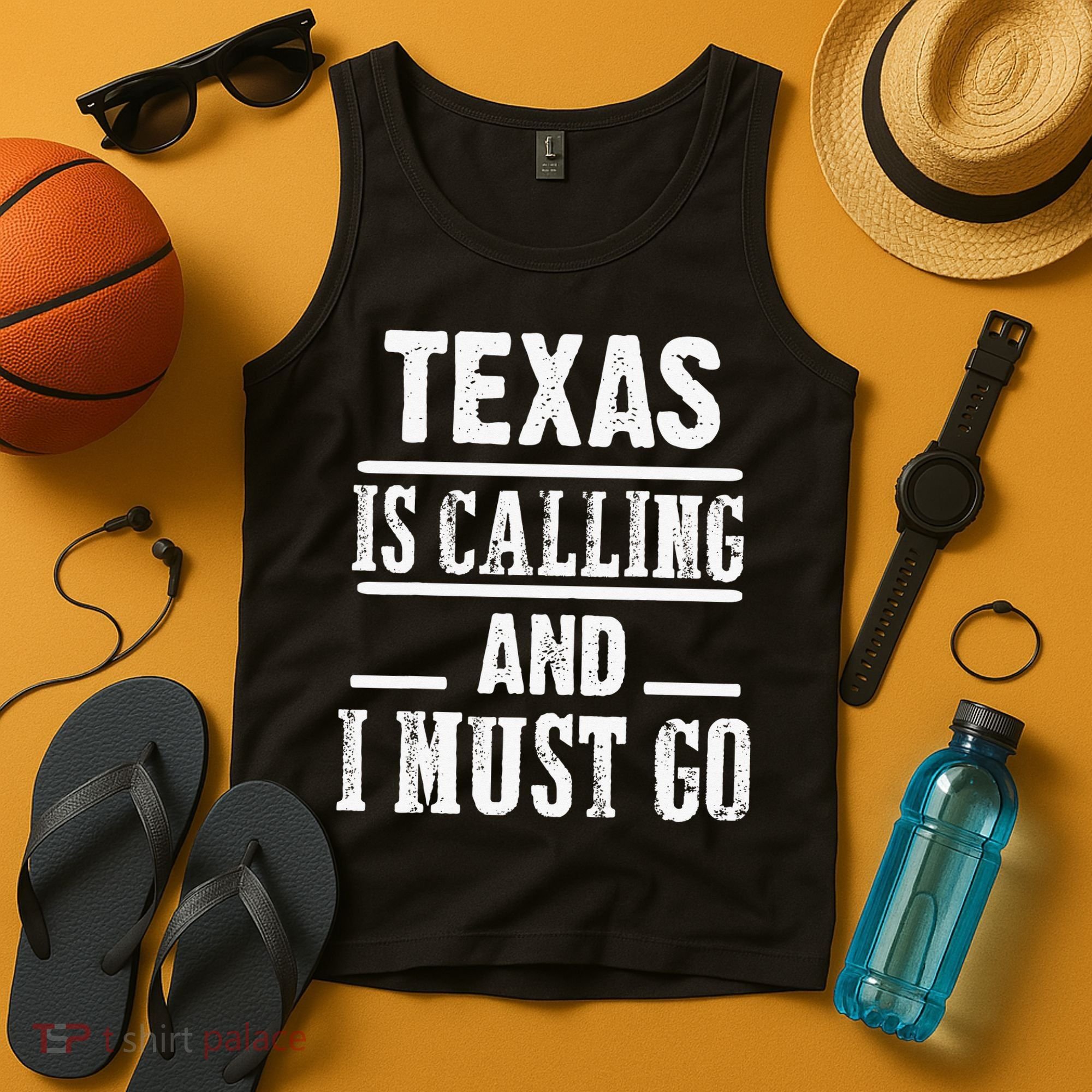 funny Traveling Texas is calling and I must go Tank Top