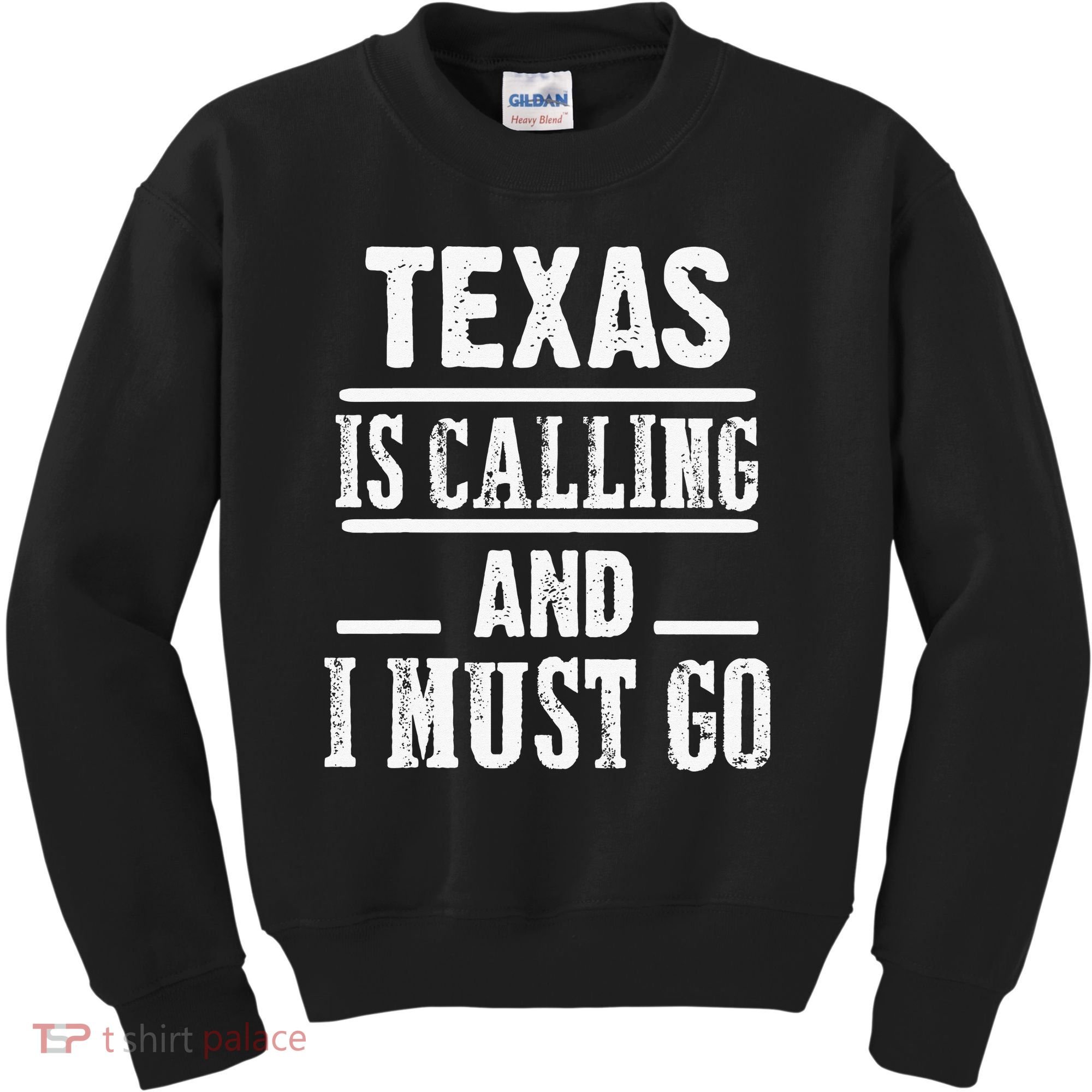 funny Traveling Texas is calling and I must go Kids Sweatshirt