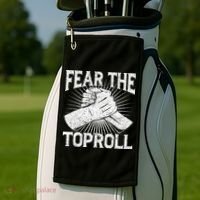 Fear The Toproll Arm Wrestling Golf Towel thumb 2