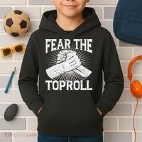 Fear The Toproll Arm Wrestling Kids Hoodie thumb 2
