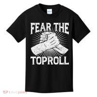 Fear The Toproll Arm Wrestling Kids T-Shirt thumb 0