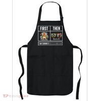 First Teach Then Beach I Am Earning A Summer Break Teacher Apron thumb 0
