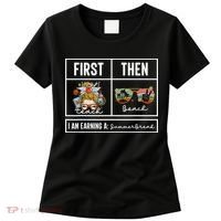 First Teach Then Beach I Am Earning A Summer Break Teacher Women's T-Shirt thumb 0