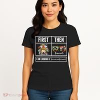 First Teach Then Beach I Am Earning A Summer Break Teacher Women's T-Shirt thumb 4