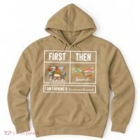 First Teach Then Beach I Am Earning A Summer Break Teacher Hoodie thumb 0