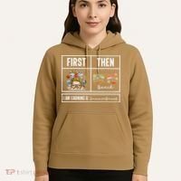 First Teach Then Beach I Am Earning A Summer Break Teacher Hoodie thumb 5