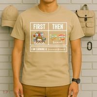 First Teach Then Beach I Am Earning A Summer Break Teacher T-Shirt thumb 6