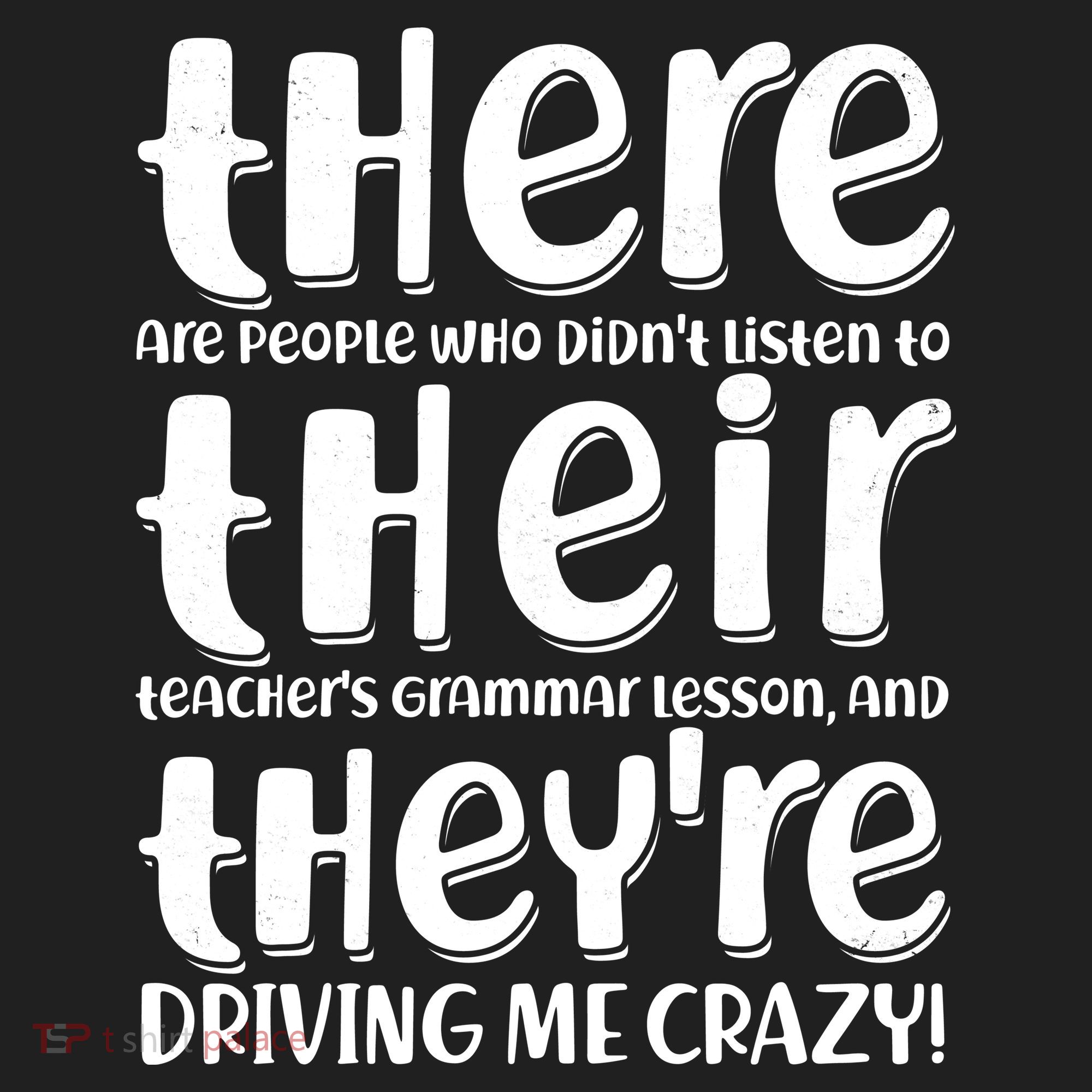 Funny There Their Theyre Grammar Lesson Women's Sweatshirt