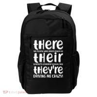 Funny There Their Theyre Grammar Lesson Backpack thumb 0