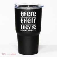 Funny There Their Theyre Grammar Lesson Tumbler thumb 0