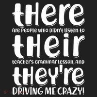 Funny There Their Theyre Grammar Lesson Hat thumb 2