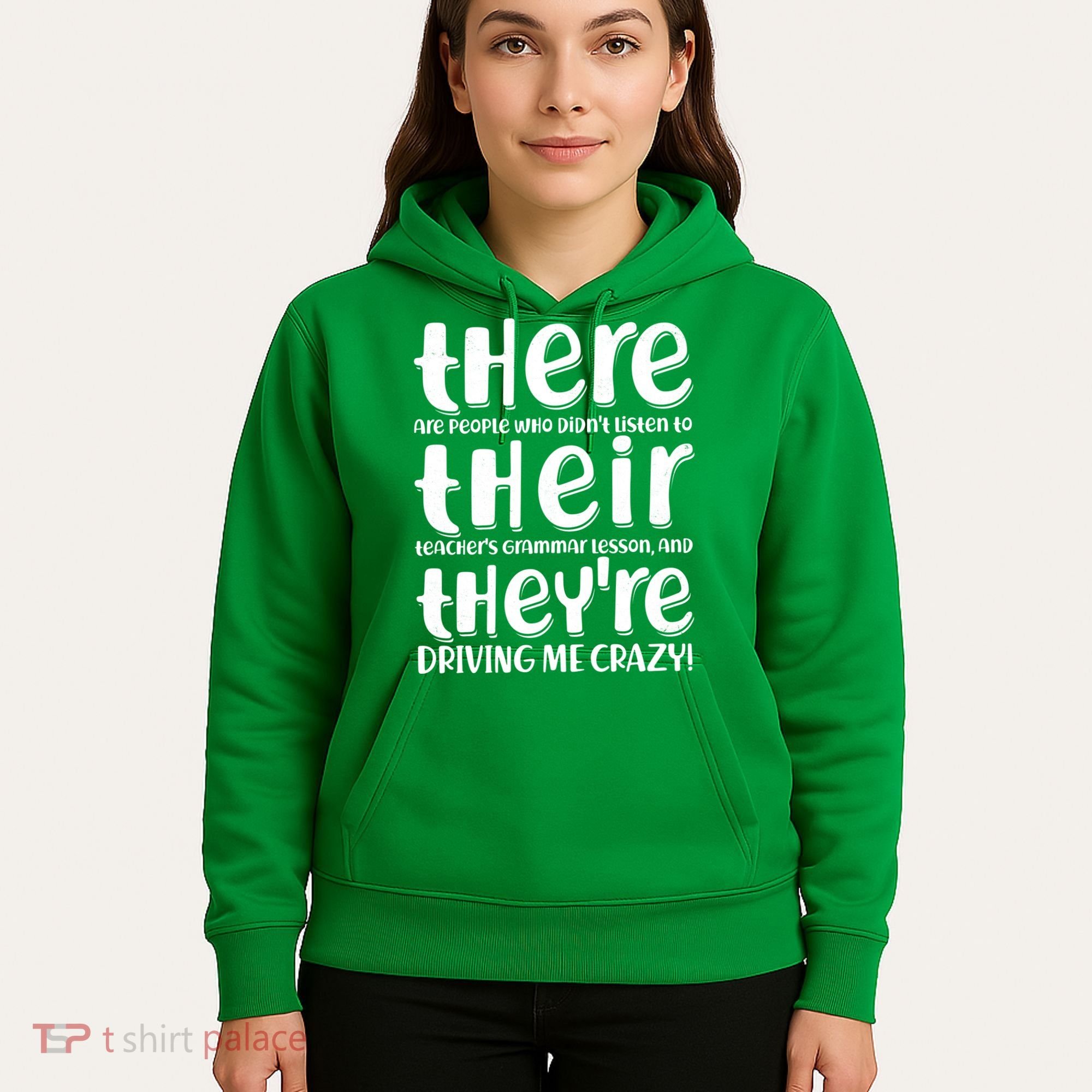 Funny There Their Theyre Grammar Lesson Hoodie