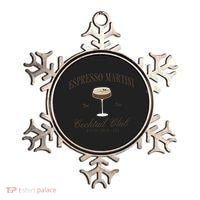 Funny Tini Time Espresso Martini Retro Cocktail And Social Club Ornament thumb 0
