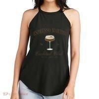 Funny Tini Time Espresso Martini Retro Cocktail And Social Club Women's Perfect Tri Rocker Tank thumb 2