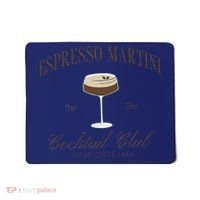 Funny Tini Time Espresso Martini Retro Cocktail And Social Club Mousepad thumb 0