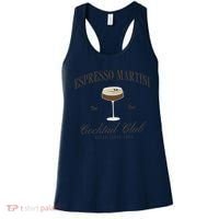 Funny Tini Time Espresso Martini Retro Cocktail And Social Club Women's Tank Top thumb 0