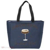 Funny Tini Time Espresso Martini Retro Cocktail And Social Club Tote Bag thumb 0