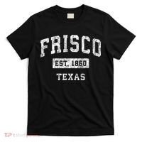 Frisco Texas Tx Vintage Established Sports T-Shirt thumb 0