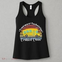 Funny Transport Technician Certified Chaos School Bus Women's Tank Top thumb 3