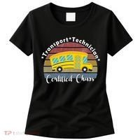 Funny Transport Technician Certified Chaos School Bus Women's T-Shirt thumb 0