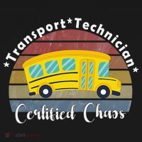 Funny Transport Technician Certified Chaos School Bus Women's T-Shirt thumb 6