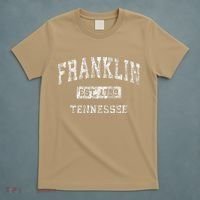 Franklin Tennessee Tn Vintage Established T-Shirt thumb 5