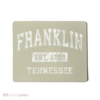 Franklin Tennessee Tn Vintage Established Mousepad