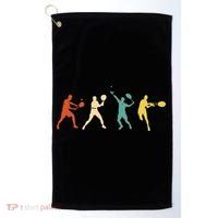 Funny Tennisplayer Tennis Golf Towel thumb 0