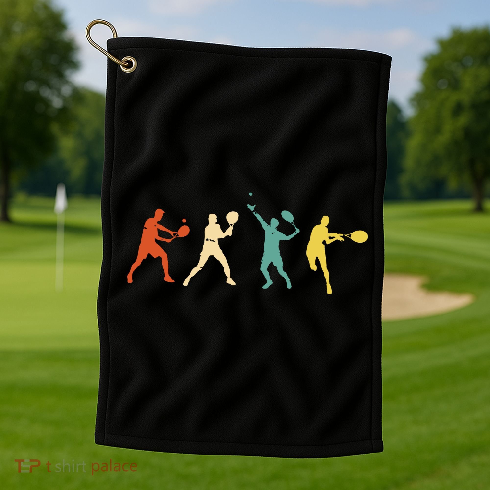 Funny Tennisplayer Tennis Golf Towel