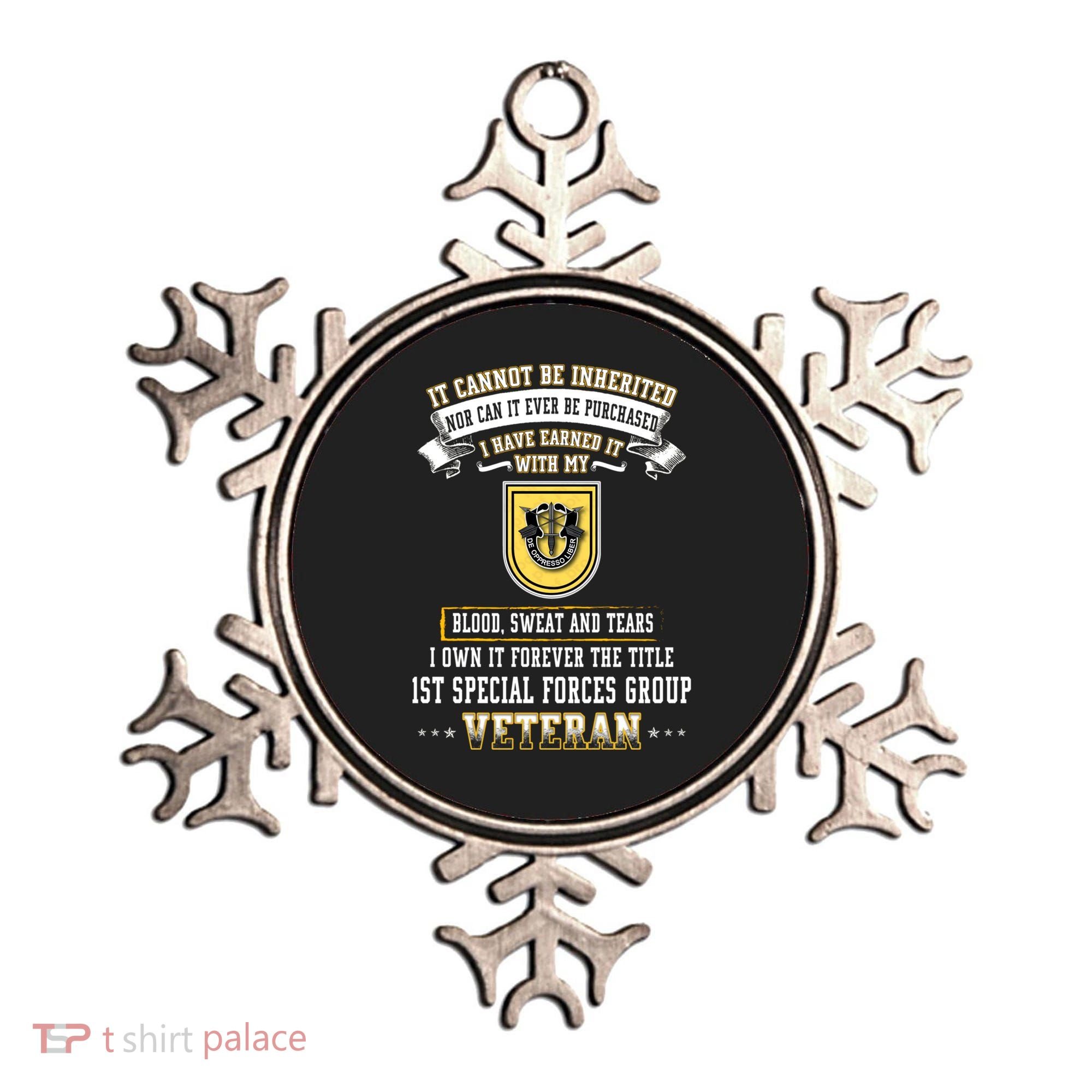 Forever The Title 1st Special Forces Group Veteran Day Xmas Funny Gift Ornament