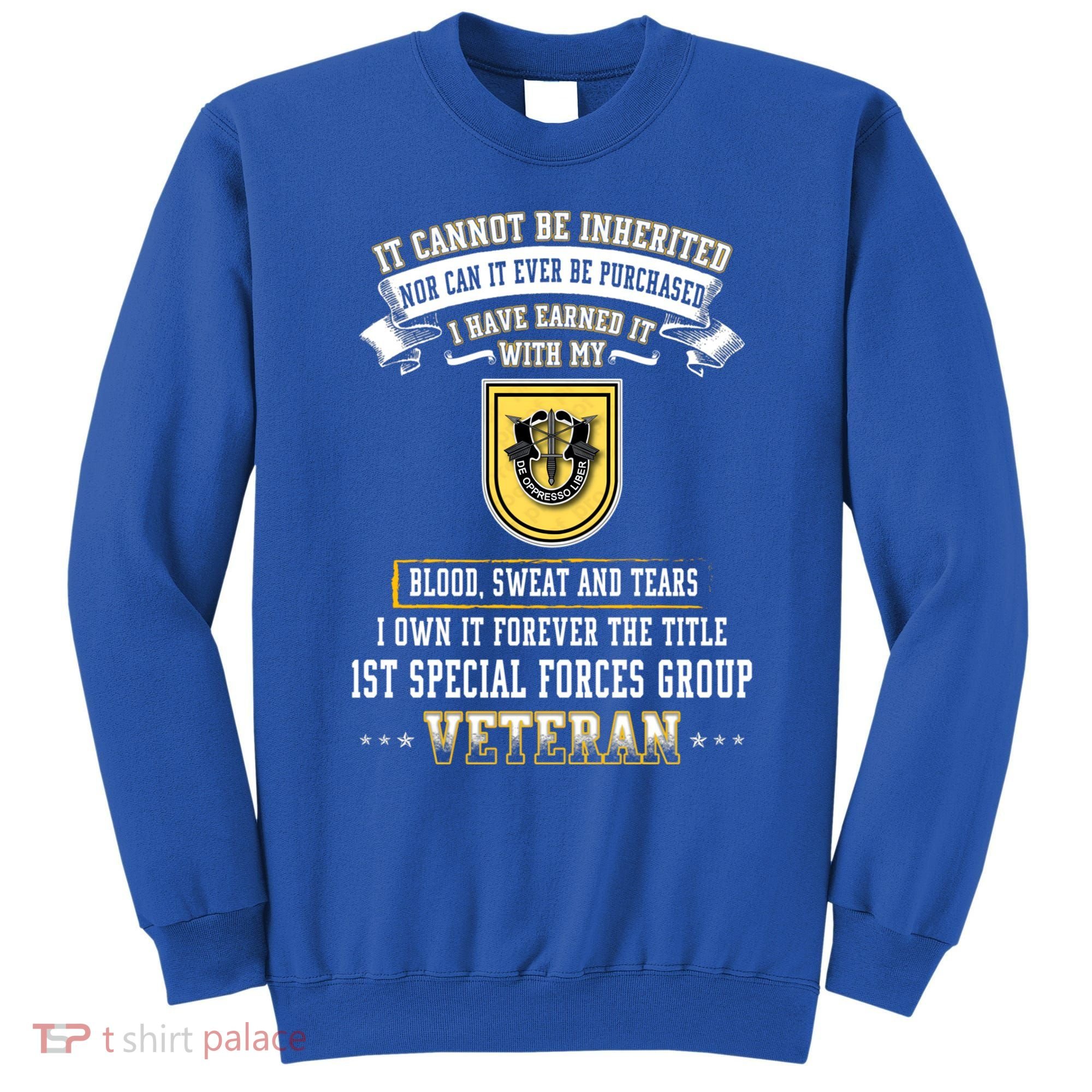 Forever The Title 1st Special Forces Group Veteran Day Xmas Funny Gift Sweatshirt